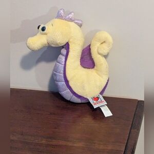 Adorable Vintage Webkinz Lil Kinz Seahorse Plush with No Tag (5 inch)